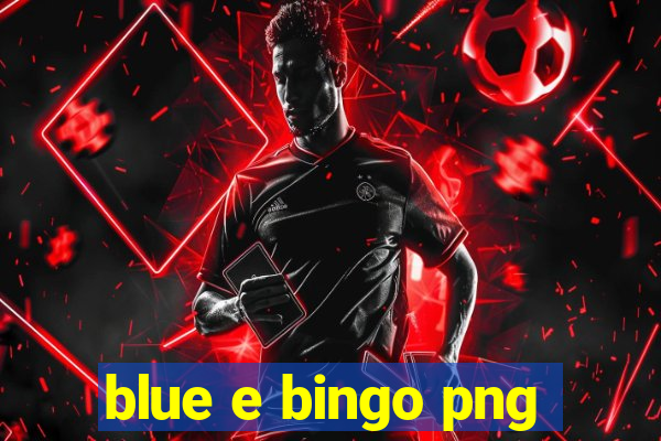 blue e bingo png